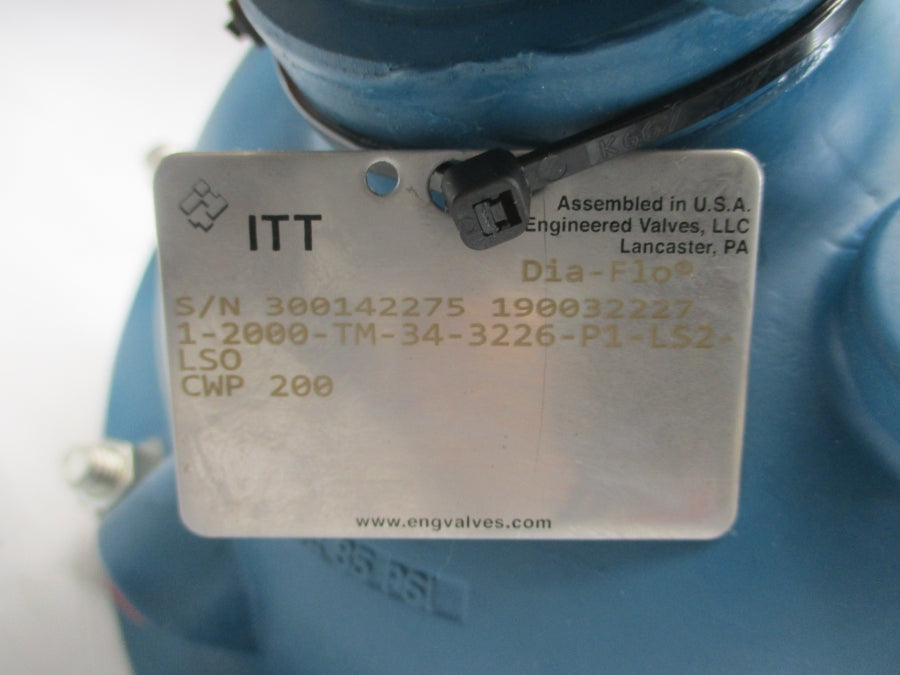 ITT 1-2000-TM-34-3226-P1-LS2-LS0 190032227 85PSI NSNP