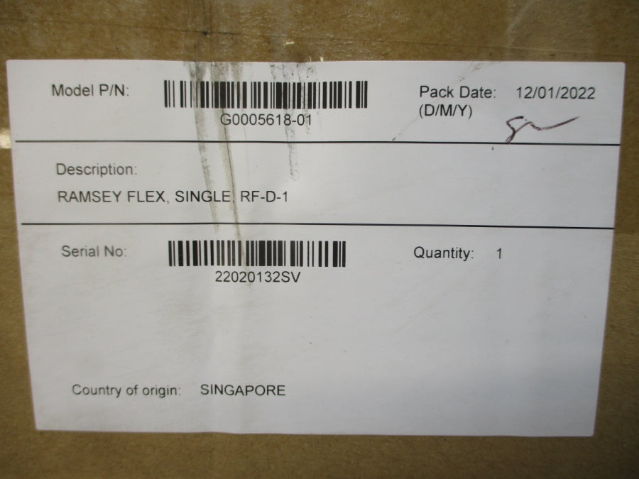THERMO SCIENTIFIC RF-D-1 G0005618-01 NSMP