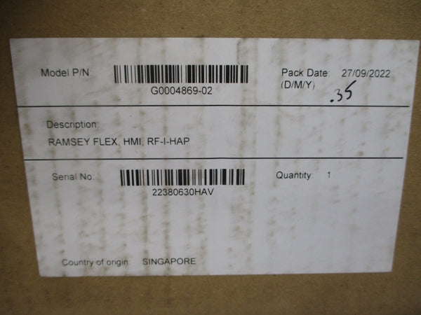 THERMO SCIENTIFIC RF-I-HAP G0004869-02 100-250VAC NSMP