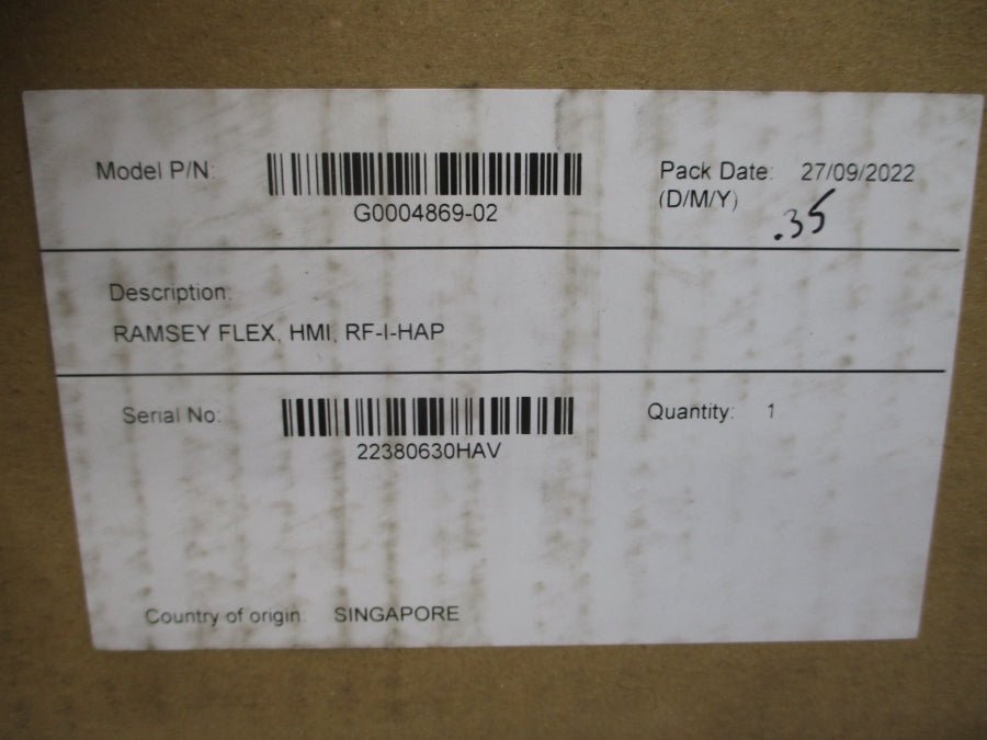 THERMO SCIENTIFIC RF-I-HAP G0004869-02 100-250VAC NSMP