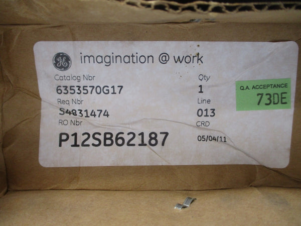 GENERAL ELECTRIC 6353570G17 NSFS