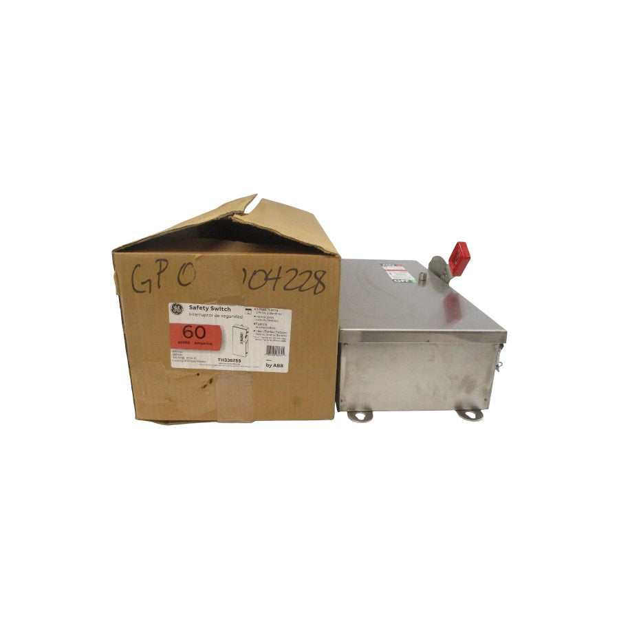 GENERAL ELECTRIC TH3362SS 600VAC 60A NSMP