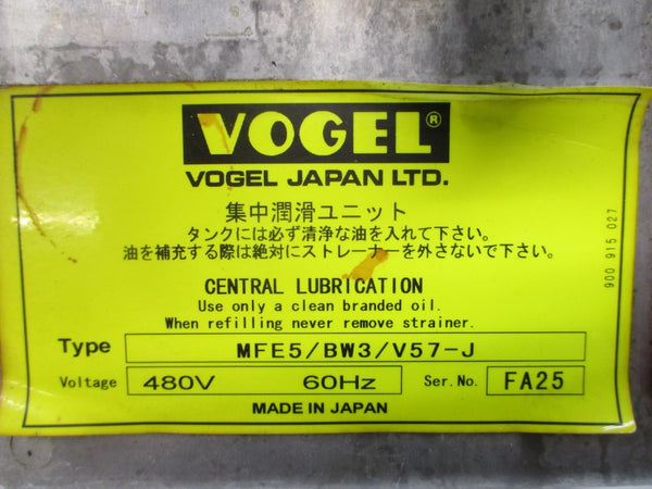 VOGEL MFE5/BW3/V57-J 480V UNMP