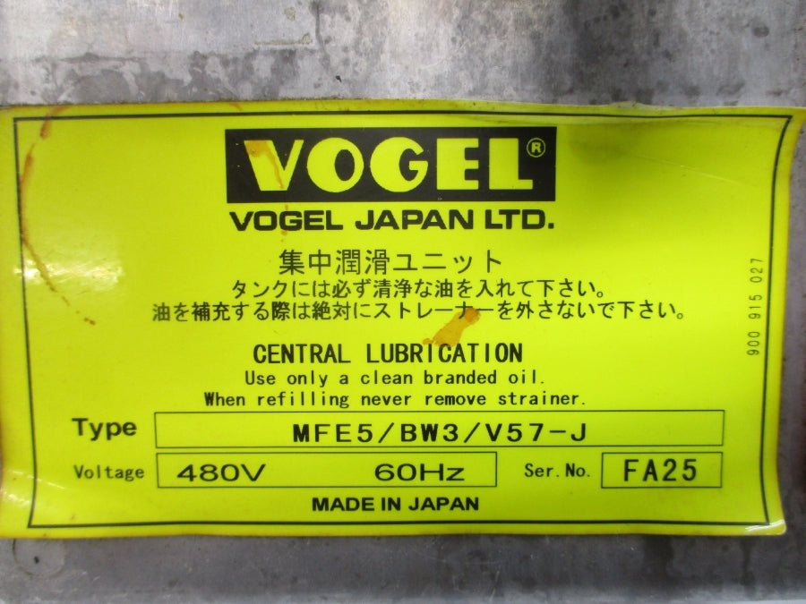 VOGEL MFE5/BW3/V57-J 480V UNMP