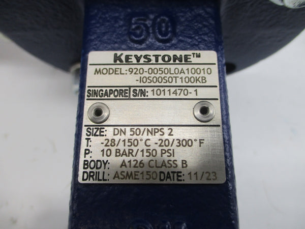 KEYSTONE 920-0050L0A10010-I0S00S0T100KB 150PSI 2" NSNP