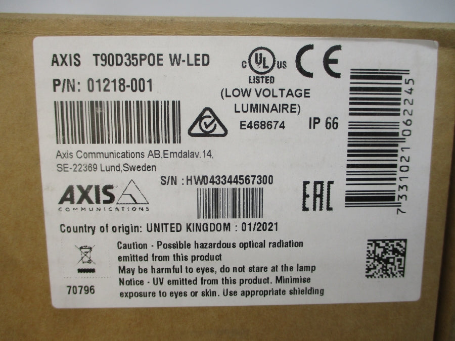 AXIS T90D35POE 01218-001-01 NSMP