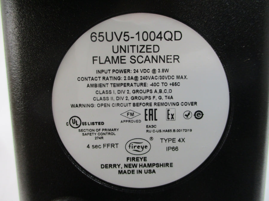 FIREYE 65UV5-1004QD 24VDC 2.0A NSMP