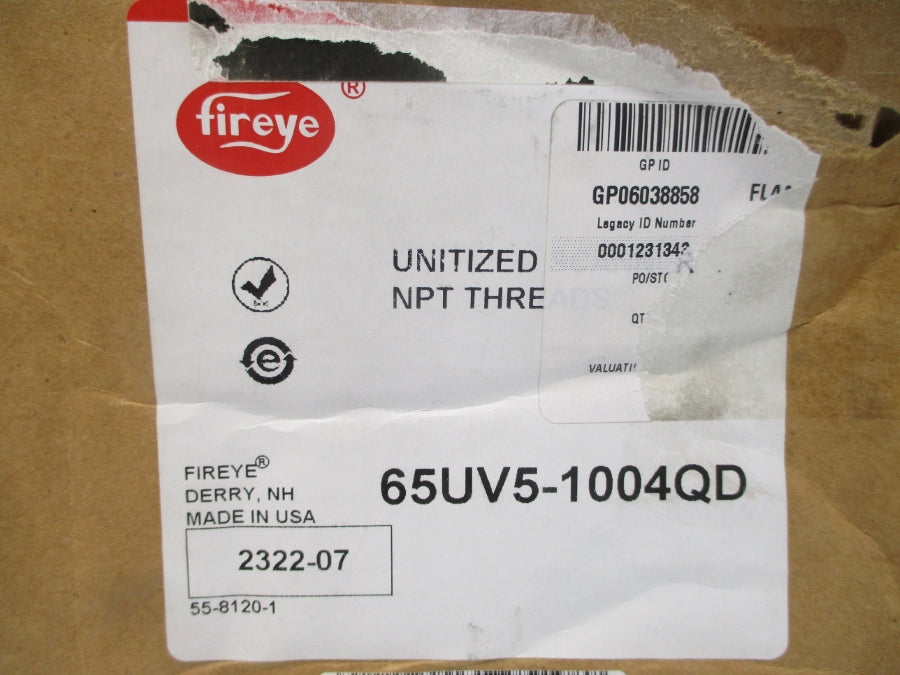 FIREYE 65UV5-1004QD 24VDC 2.0A NSMP