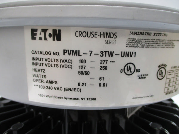 EATON PVML-7-3TW-UNV1 100-277VAC 0.21-0.61A NSMP