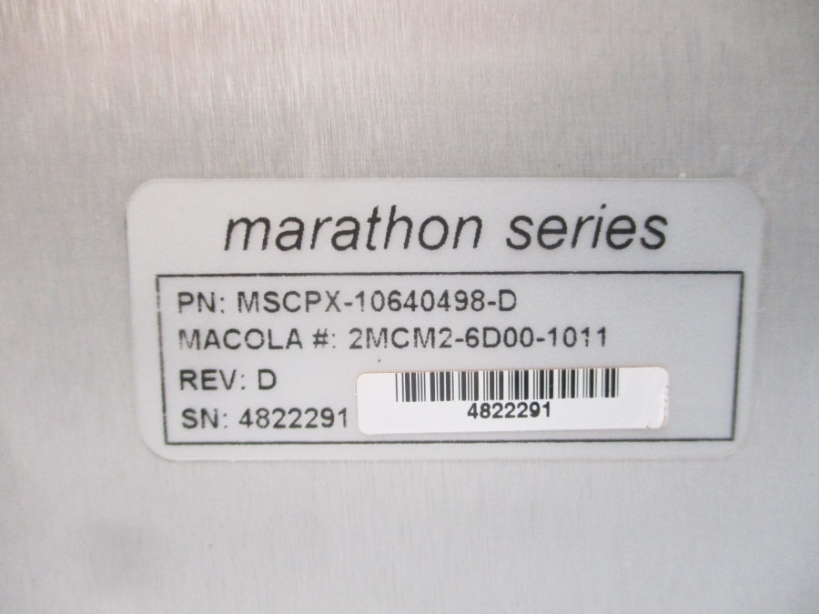 MARATHON MSCPX-10640498-D 2MCM2-6D00-1011 100-240VAC REV. D NSNP