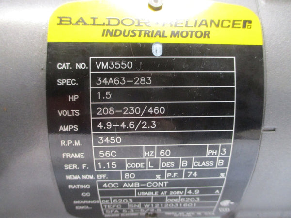 GRUNDFOS CRK4-30U-W-A-AUUV VM3550 208-230/460V 4.9-4.6/2.3A NSNP