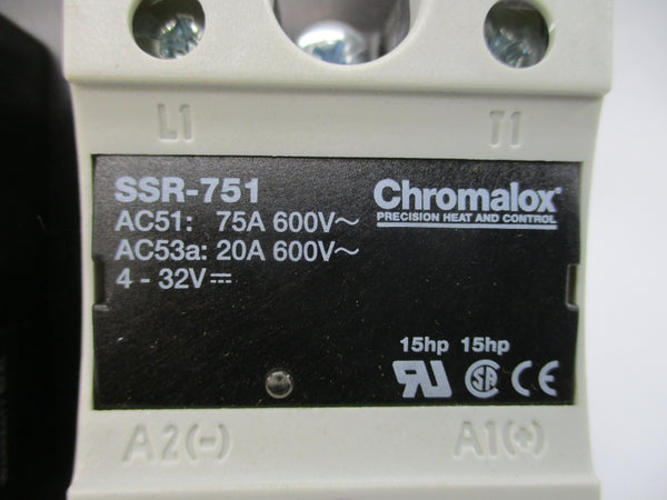 CHROMALOX SSR2-751 600V 75A NSMP