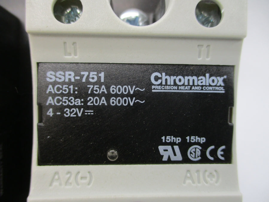 CHROMALOX SSR2-751 600V 75A NSMP