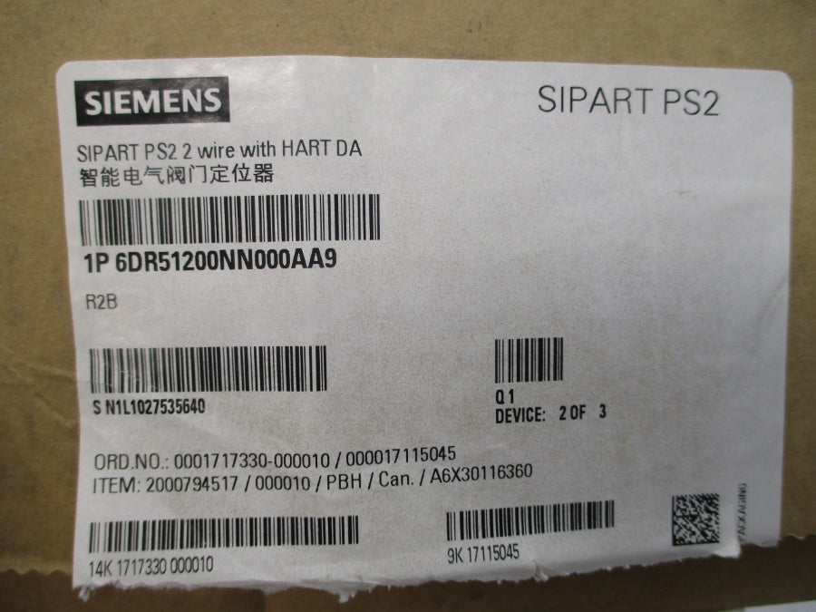 SIEMENS 6DR5120-0NN00-0AA9 35VDC NSMP
