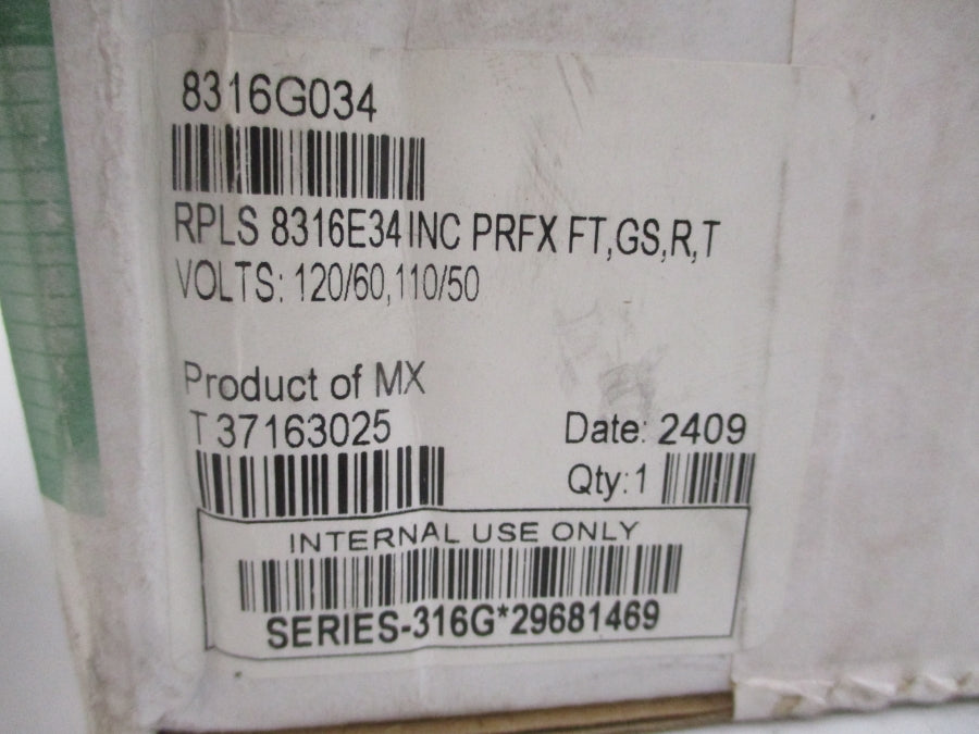 ASCO 8316G034 110/120V 10-150PSI 1" NSMP