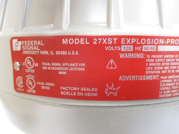 INDUSTRIAL SPARE PART 27XST-120RSC SER. C2 120VAC 1.14A NSMP