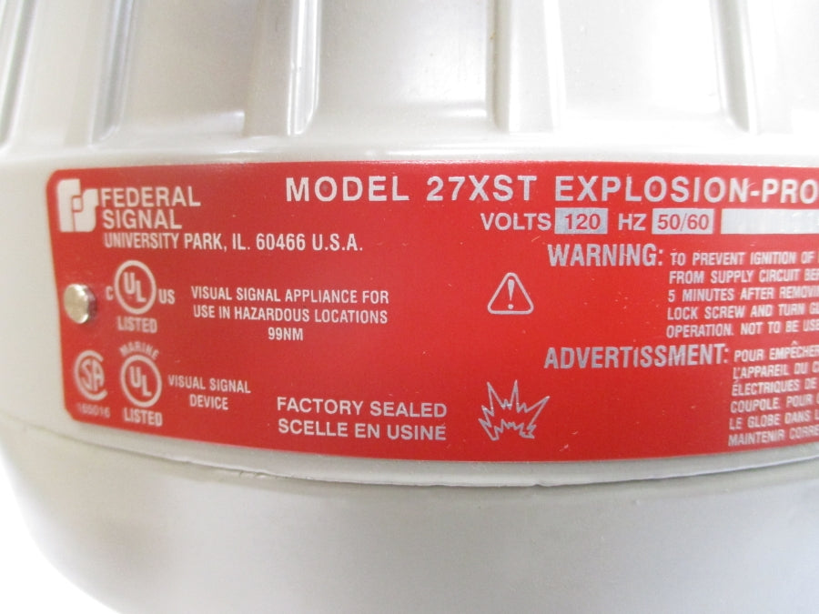 INDUSTRIAL SPARE PART 27XST-120RSC SER. C2 120VAC 1.14A NSMP