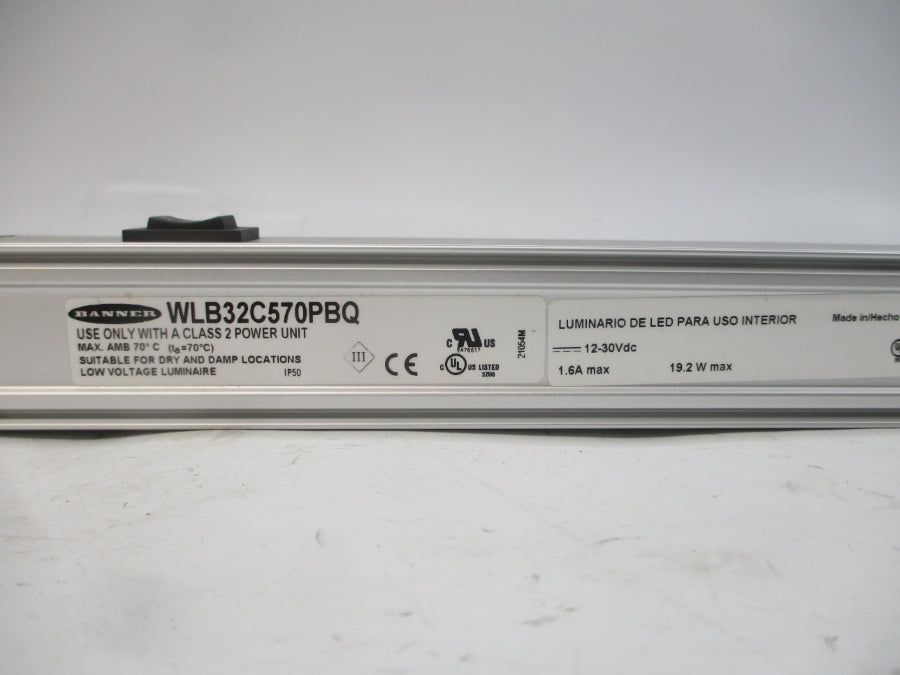 BANNER ENGINEERING WLB32C570PBQ 12-30VDC 1.6A NSMP
