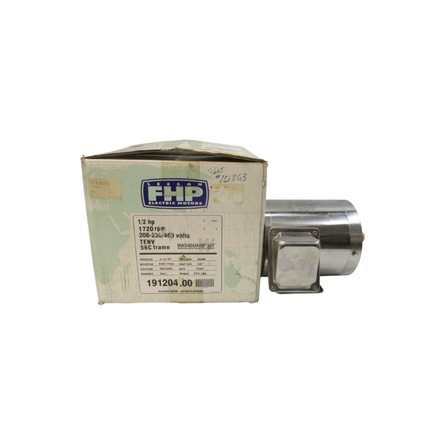 LEESON 191204.00 C6T17NK30 208-230/460V 1.5-1.6/.8A NSMP