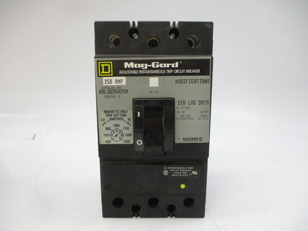 SQUARE D KAL3625025M SER. 2 600VAC 250A NSMP