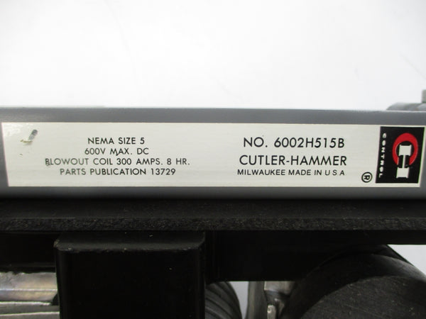 CUTLER HAMMER 6002H515B 100VDC 300A NSNP