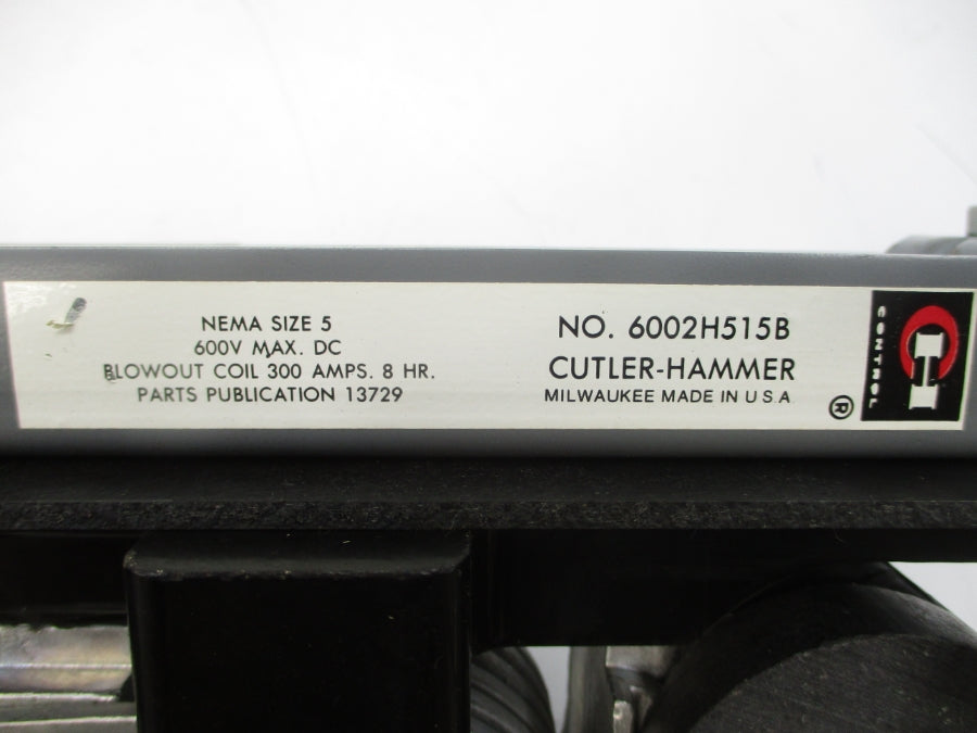 CUTLER HAMMER 6002H515B 100VDC 300A NSNP