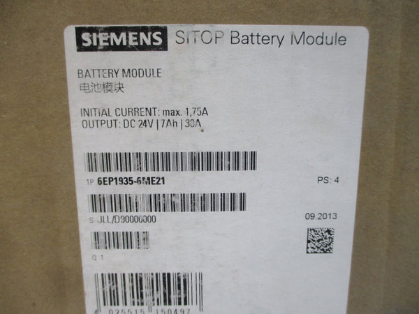 SIEMENS 6EP1935-6ME21 24VDC 1.75A NSMP