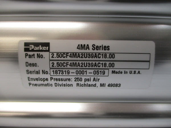 PARKER 2.50CF4MA2U39AC18.00 SER. 4MA 250PSI NSNP