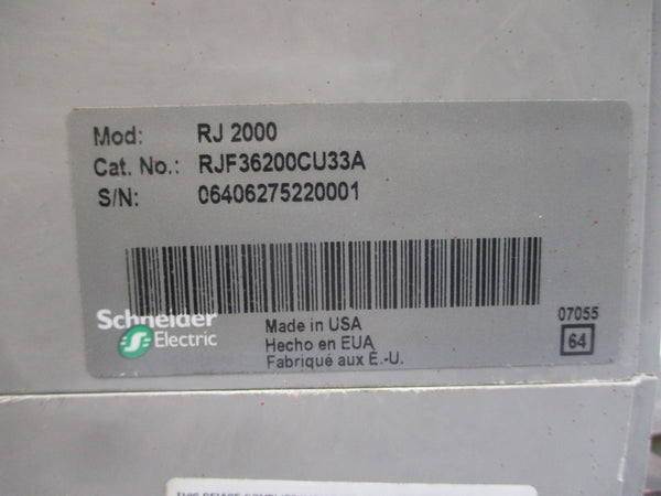 SQUARE D RJF36200CU33A SER. 1 600V 2000A NSNP