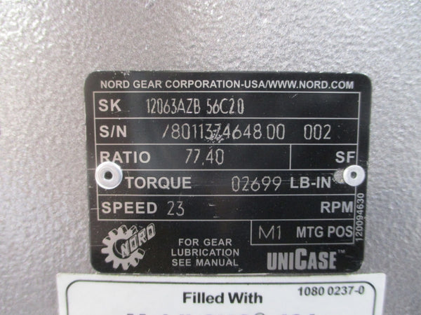 NORD GEAR SK12063AZB56C20 NSNP
