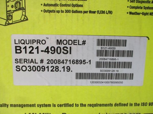 LMI B121-490SI 120V 1.50A 100PSI NSMP