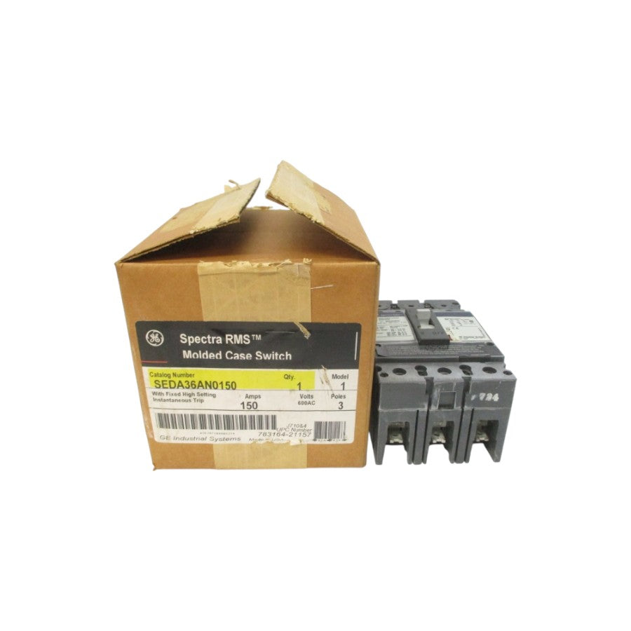 GENERAL ELECTRIC SEDA36AN0150 600VAC 150A NSMP