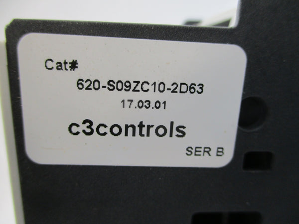 C3 CONTROLS 620-S09ZC10-2D63 SER. B 24VDC 4.0-6.3A NSMP