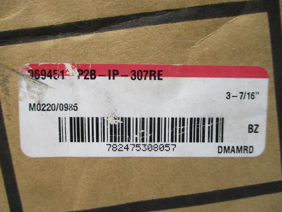 DODGE 069451 P2B-IP-307RE 3-7/16" NSFS