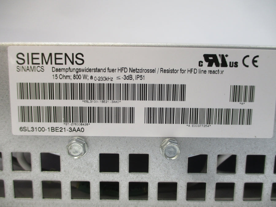 SIEMENS 6SL3100-1BE21-3AA0 NSMP
