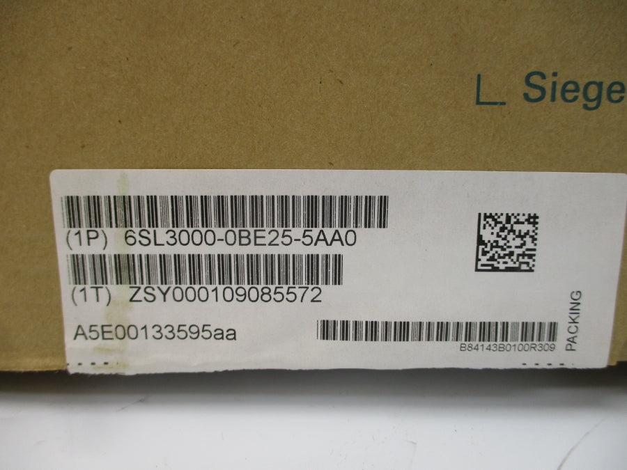 SIEMENS 6SL3000-0BE25-5AA0 480/275V 103A NSMP