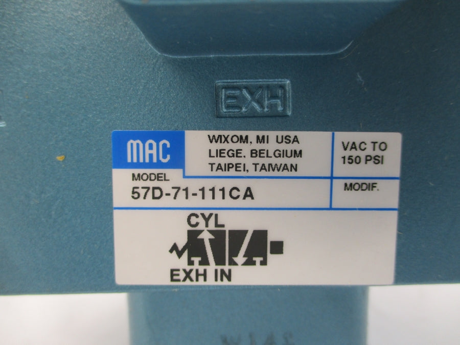 MAC 57D-71-111CA 110/120V 25-150PSI NSMP