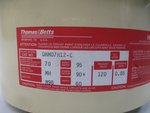 THOMAS & BETTS DHM07H12-C 120V 0.85A NSNP