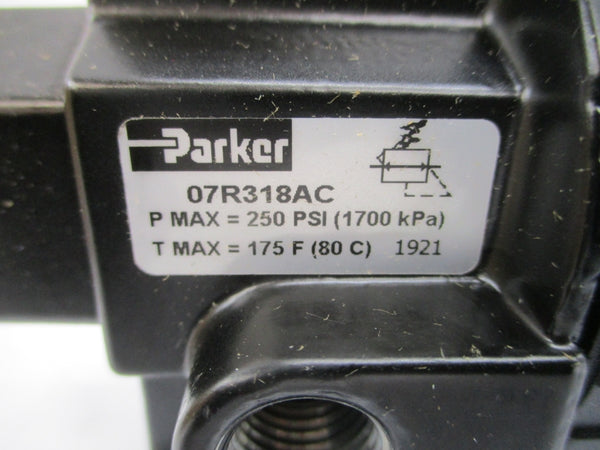 PARKER 07R318AC 250PSI 1/2" NSMP