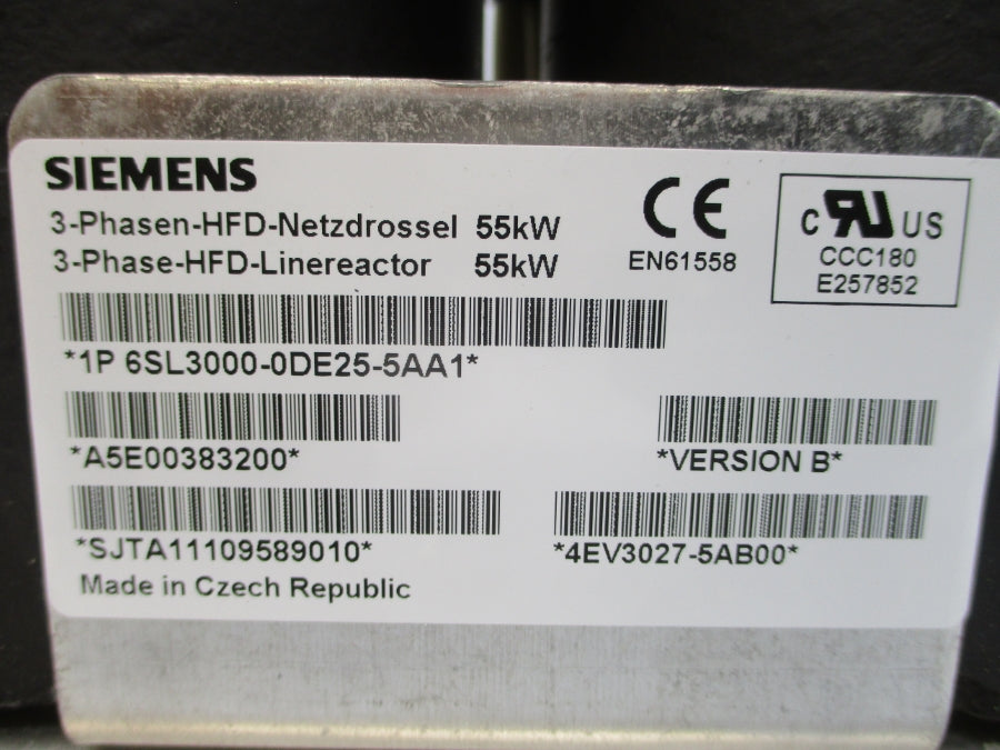 SIEMENS 6SL3000-0DE25-5AA1 480V 1A NSMP