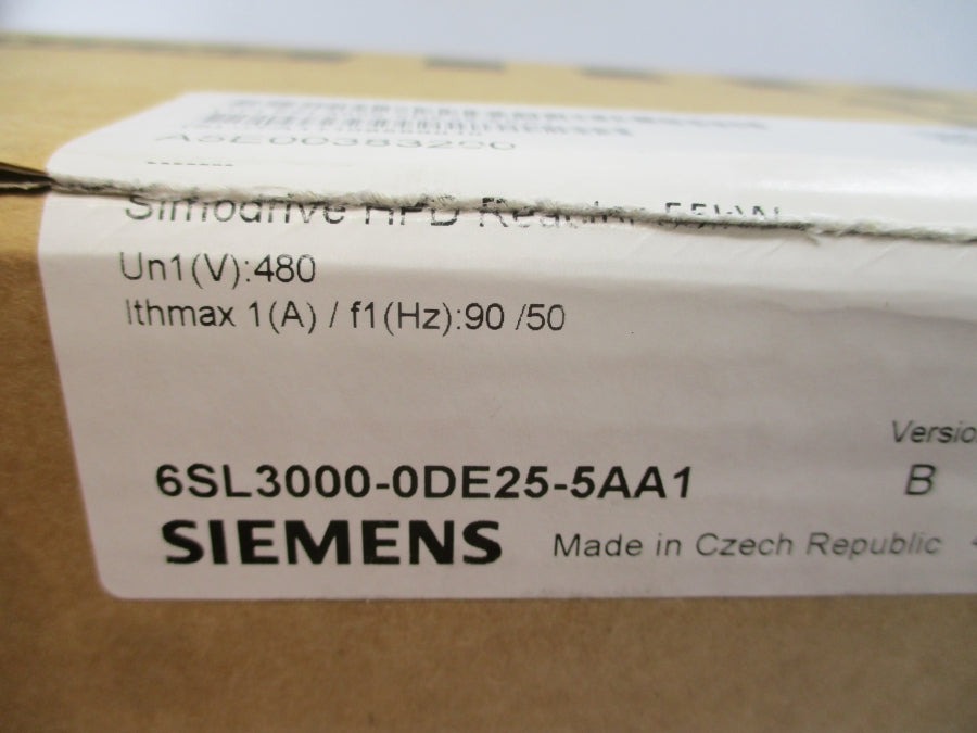 SIEMENS 6SL3000-0DE25-5AA1 480V 1A NSMP