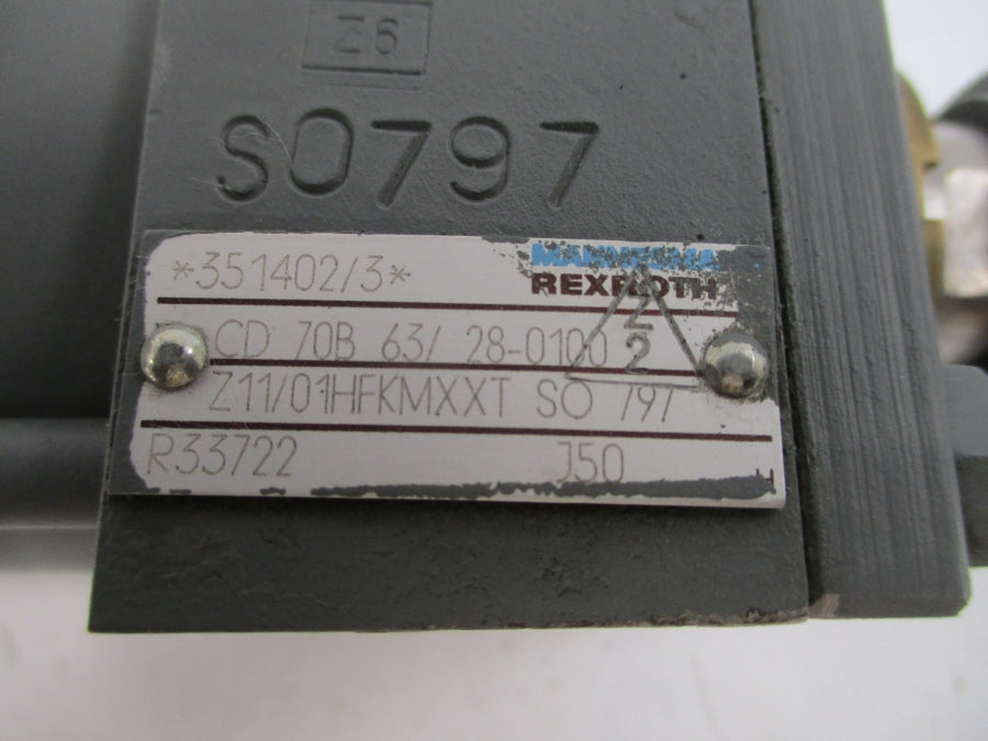 REXROTH CD70B63/28-0100 Z11/01HFKMXXT NSNP