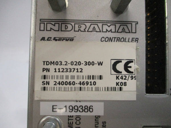 INDRAMAT TDM03.2-020-300-W 11233712 300VDC UNMP
