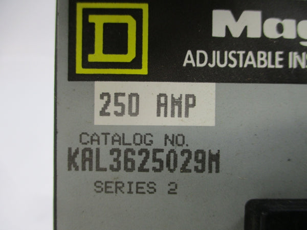 SQUARE D KAL3625029M SER. 2 600VAC 250A NSNP