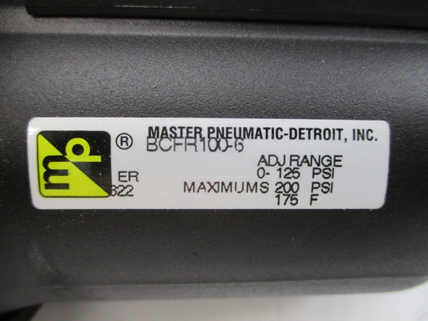 MASTER PNEUMATIC BCFR100-6 125/200PSI 3/4" NSMP