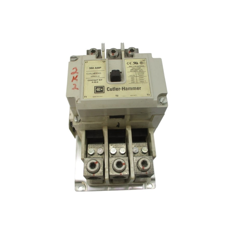 CUTLER HAMMER C25LNE3360A SER. A1 110/120V 360A UNMP
