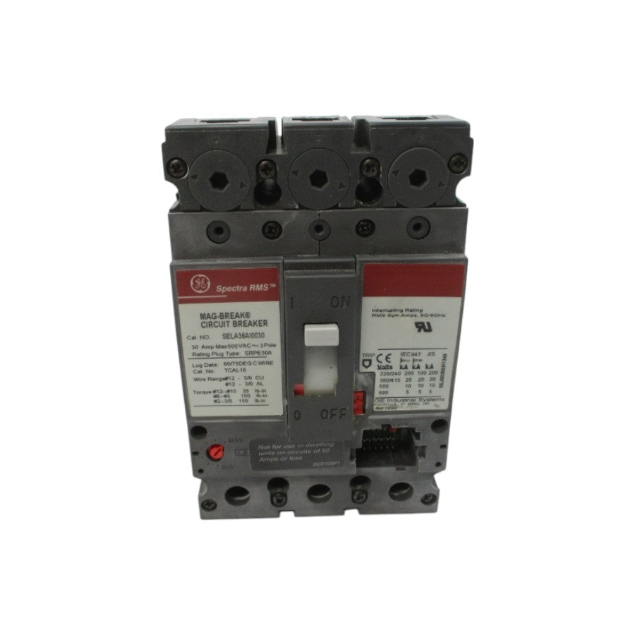 GENERAL ELECTRIC SELA36AI0030 600VAC 30A NSNP