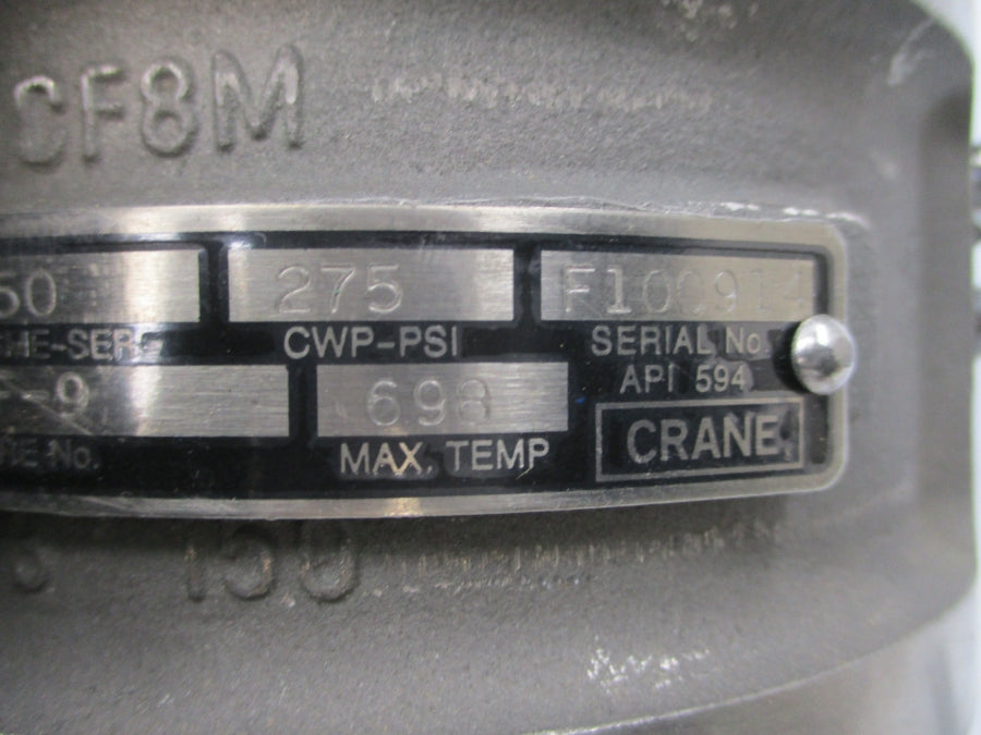 CRANE 3G15CPF-9 275PSI 3" NSMP
