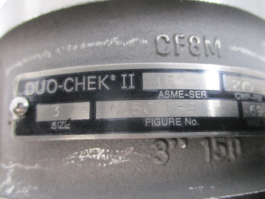 CRANE 3G15CPF-9 275PSI 3" NSMP