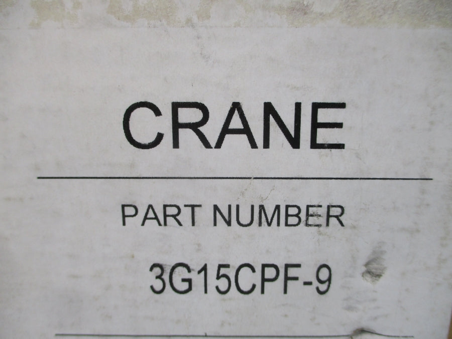 CRANE 3G15CPF-9 275PSI 3" NSMP